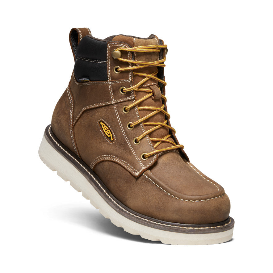 Keen Men's Cincinnati 6" Waterproof Boot (Soft Toe) | Belgian/Sandshell