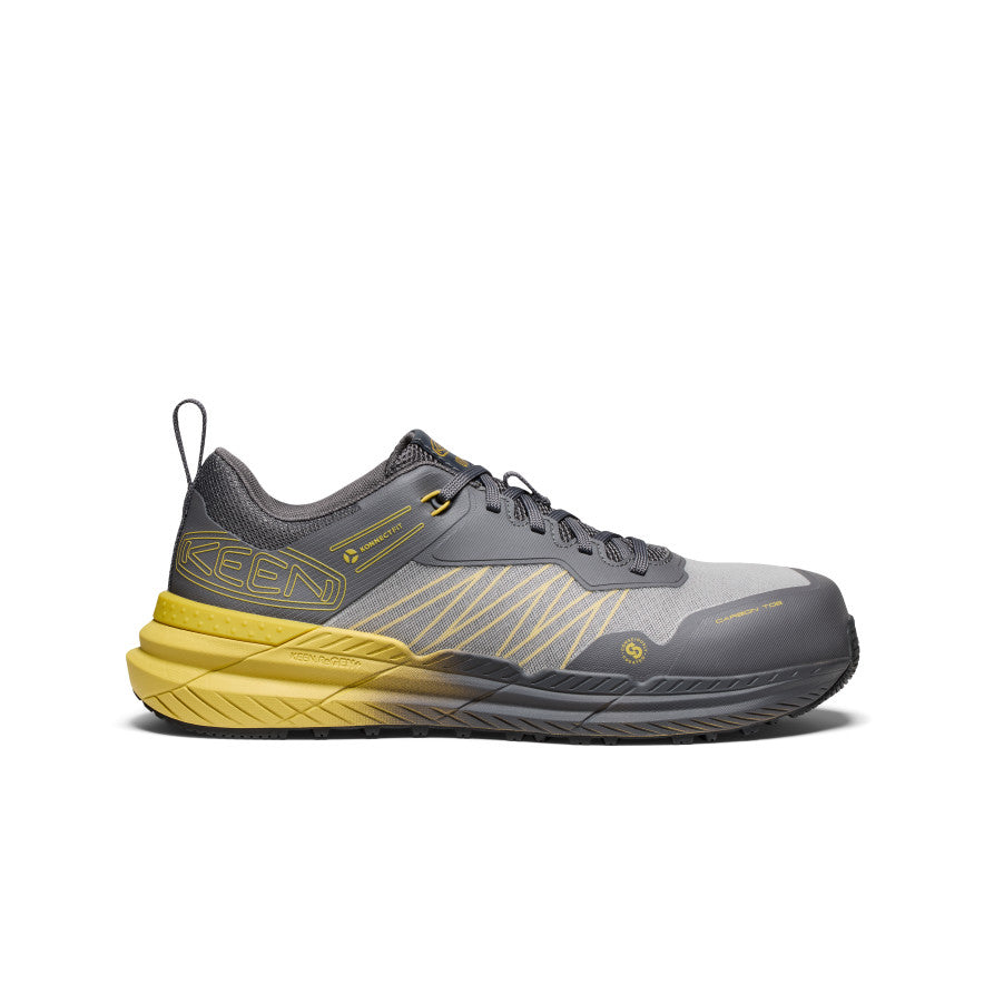 Keen Men's Speedworks Work Sneaker (Carbon Toe) | Magnet/Black