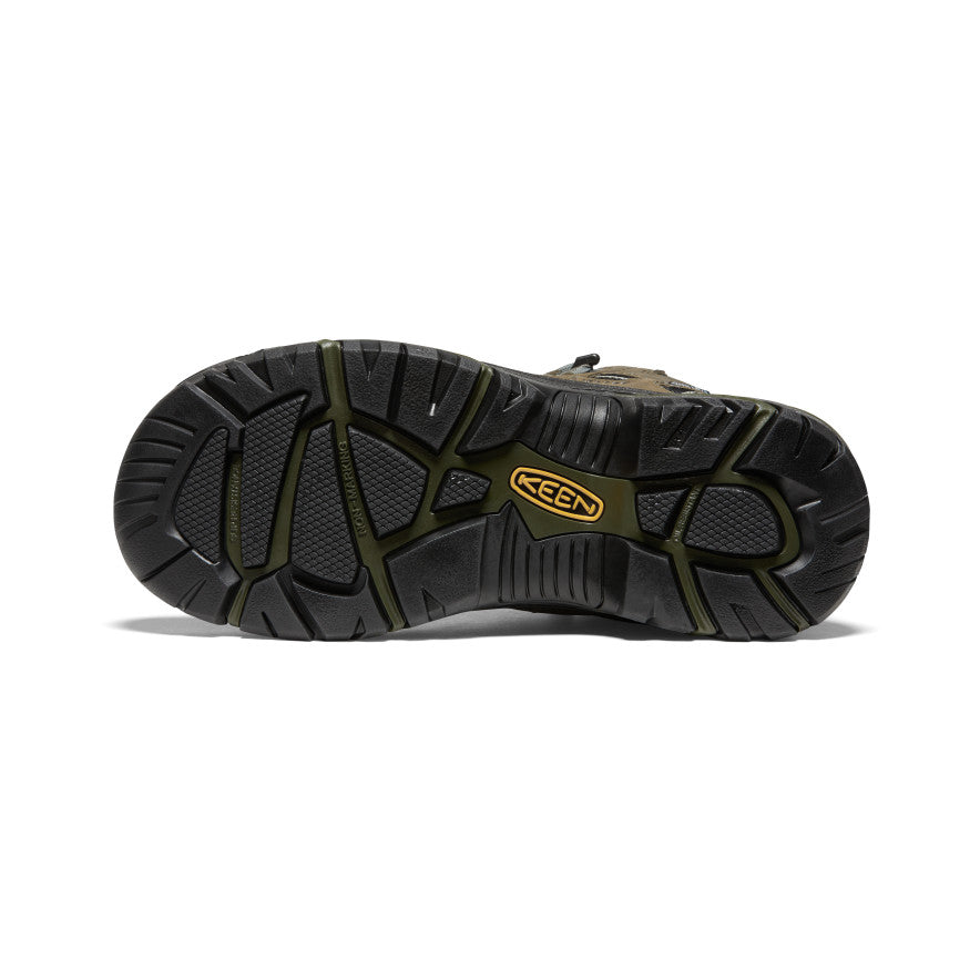 Keen Men's Braddock Waterproof Mid (Steel Toe) | Gargoyle/Forest Night