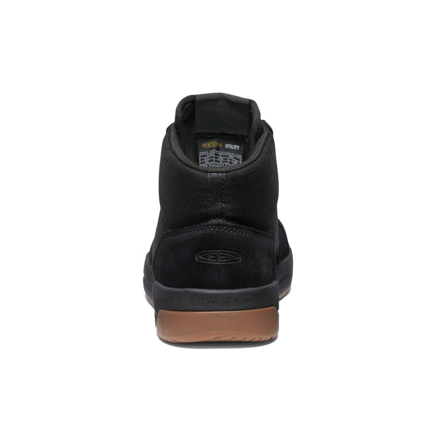 Keen Men's Kenton Mid Work Shoe (Carbon Toe) | Black/Gum