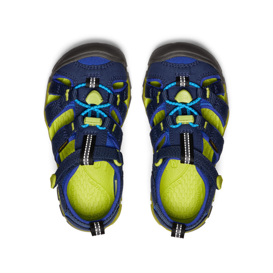 Keen Little Kids' Seacamp II CNX | Naval Academy/Chartreuse