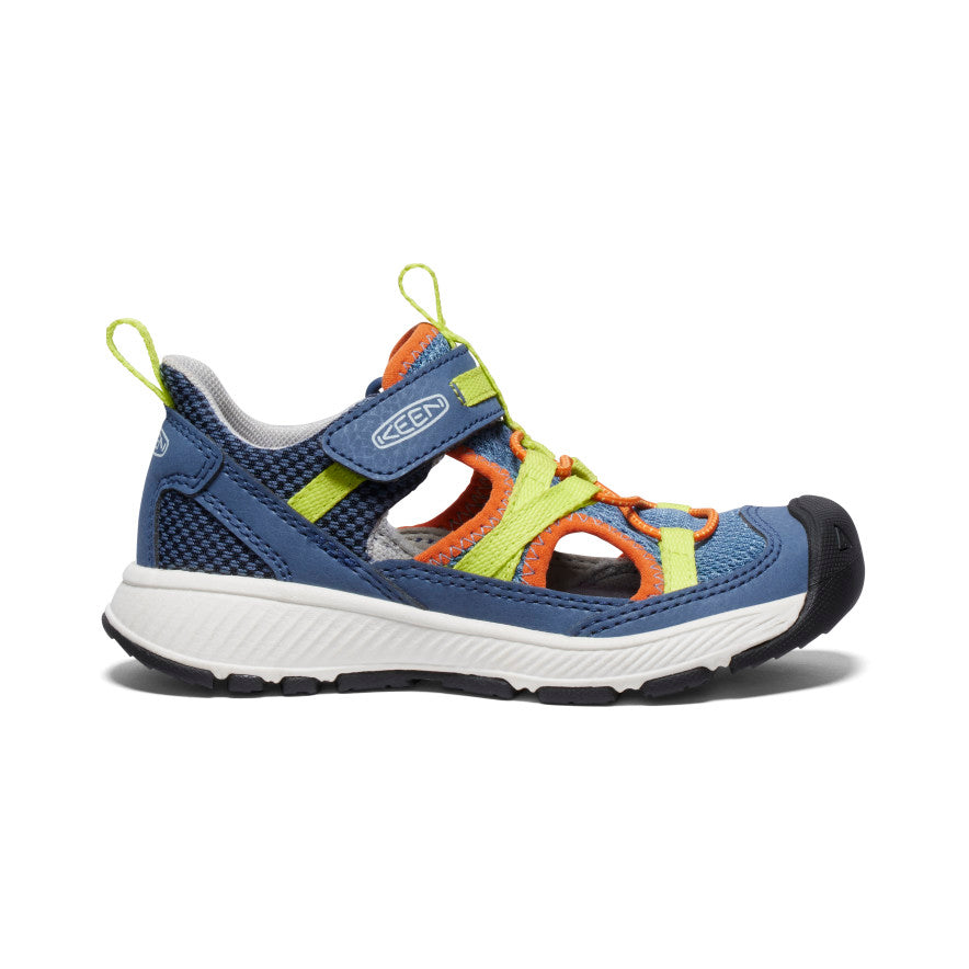 Keen Little Kids' Motozoa Sandal | Vintage Indigo/Scarlet Ibis