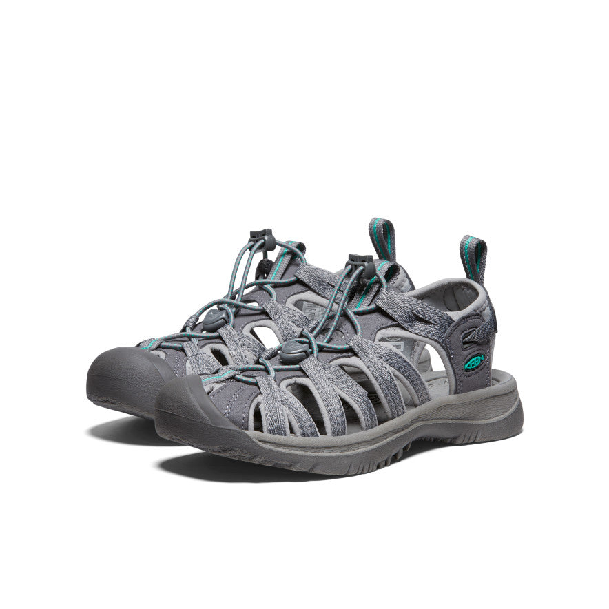 Keen Women's Whisper | Medium Grey/Peacock Green