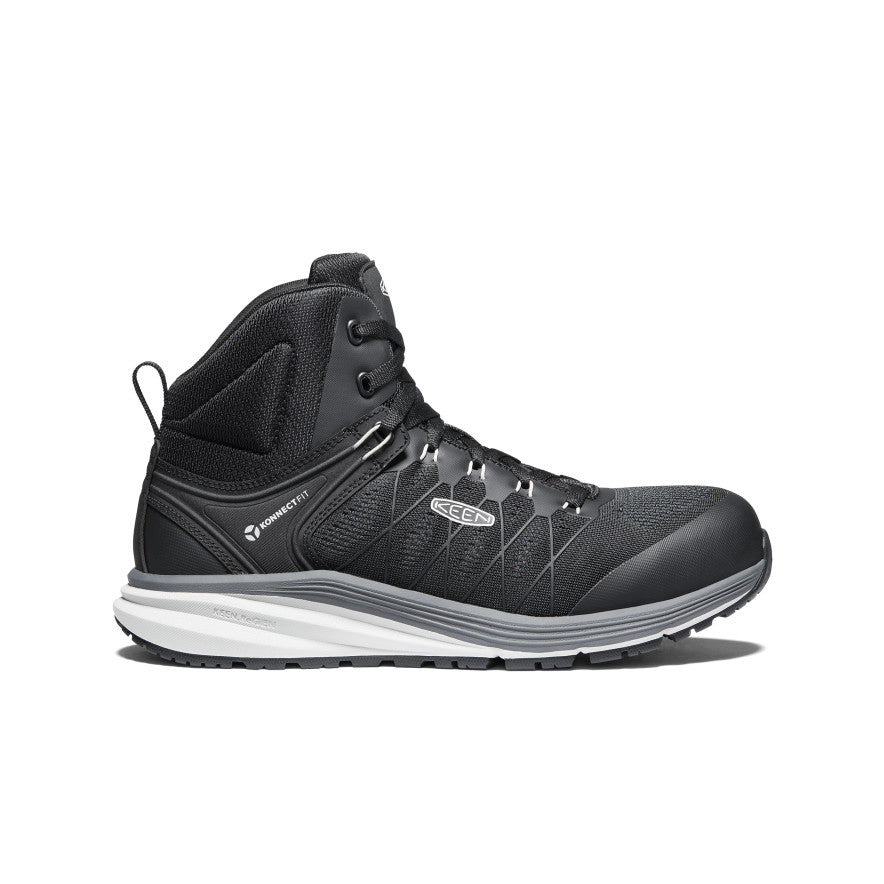 Keen Men's Vista Energy Mid (Carbon Toe) | Vapor/Black