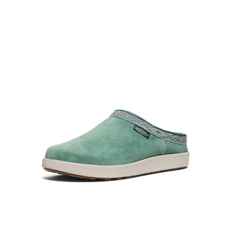 Keen Women's Elle Suede Mule | Dark Forest/Birch