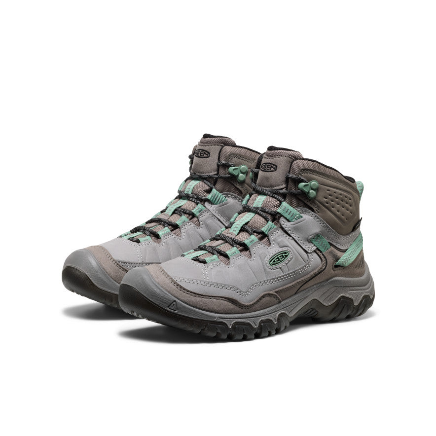 Keen Women's Targhee IV Waterproof Hiking Boot | Alloy/Granite Green