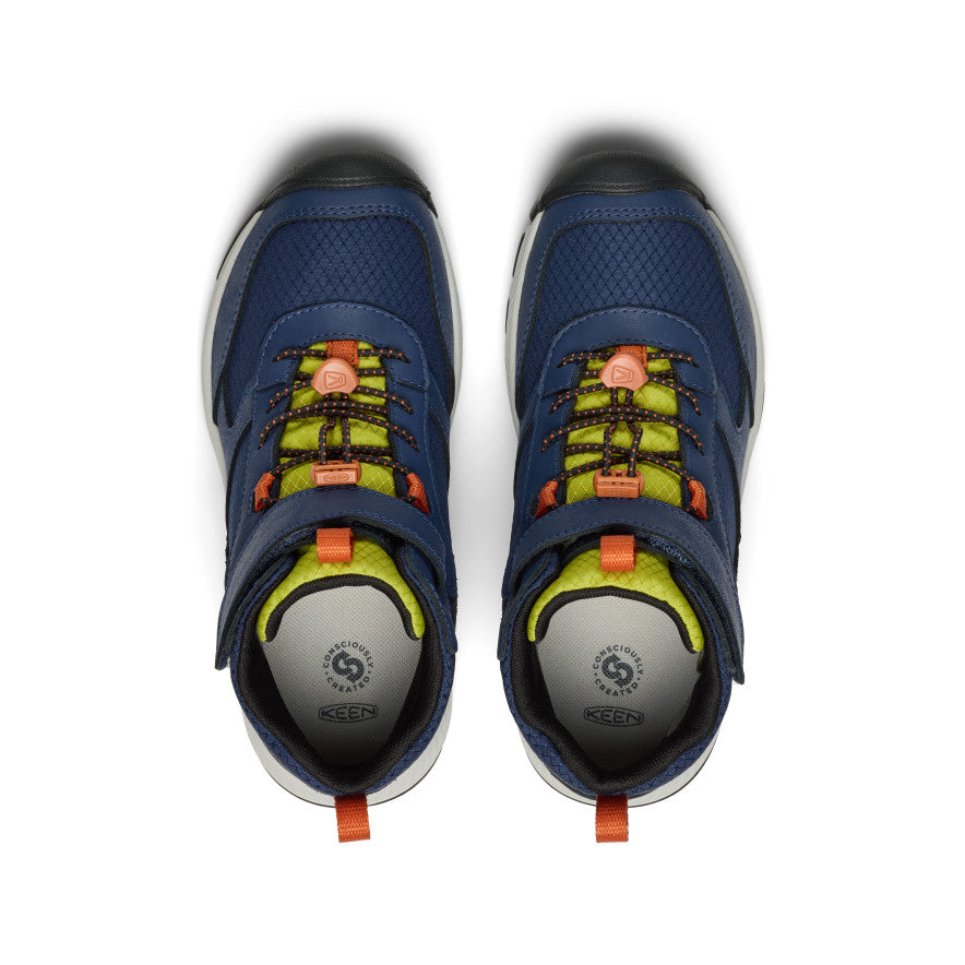 Keen Big Kids' Skua Waterproof Boot | Naval Academy/Rogue Green