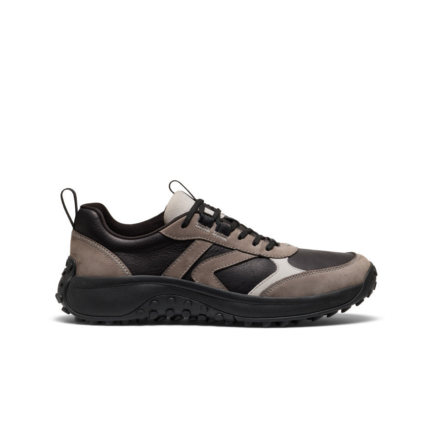 Keen Men's KS86 Leather Sneaker | Black/Steel Grey
