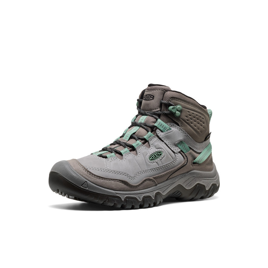 Keen Women's Targhee IV Waterproof Hiking Boot | Alloy/Granite Green