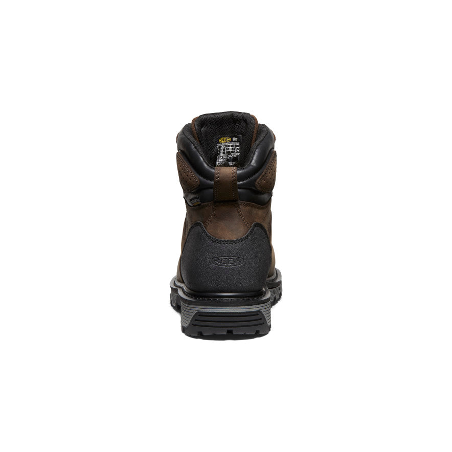 Keen Men's CSA Camden 6" Waterproof Boot (Carbon Toe) | Dark Earth/Black