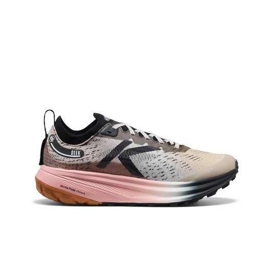 Keen Men's Seek Trail Running Shoe | Black/Sunset Sand