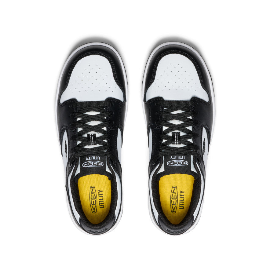 Keen Men's Overton Work Shoe (Carbon Toe) | Star White/Black