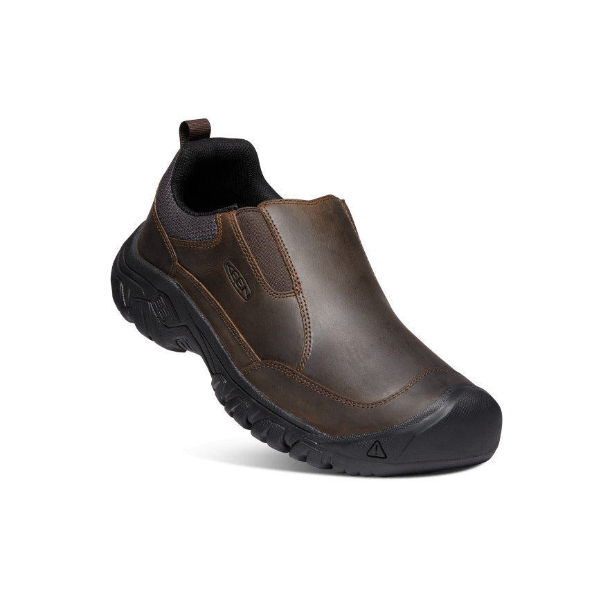 Keen Men's Targhee III Wide Slip-On | Dark Earth/Mulch