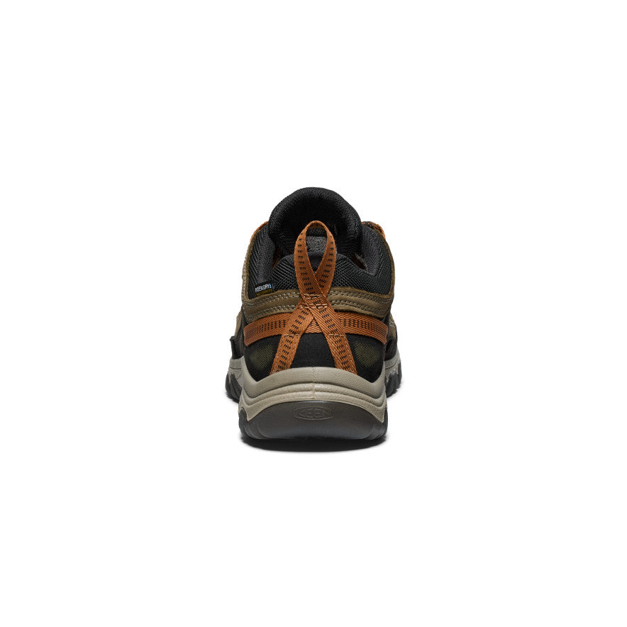 Keen Men's Targhee IV Waterproof Hiking Shoe | Sea Turtle/Roasted Pecan