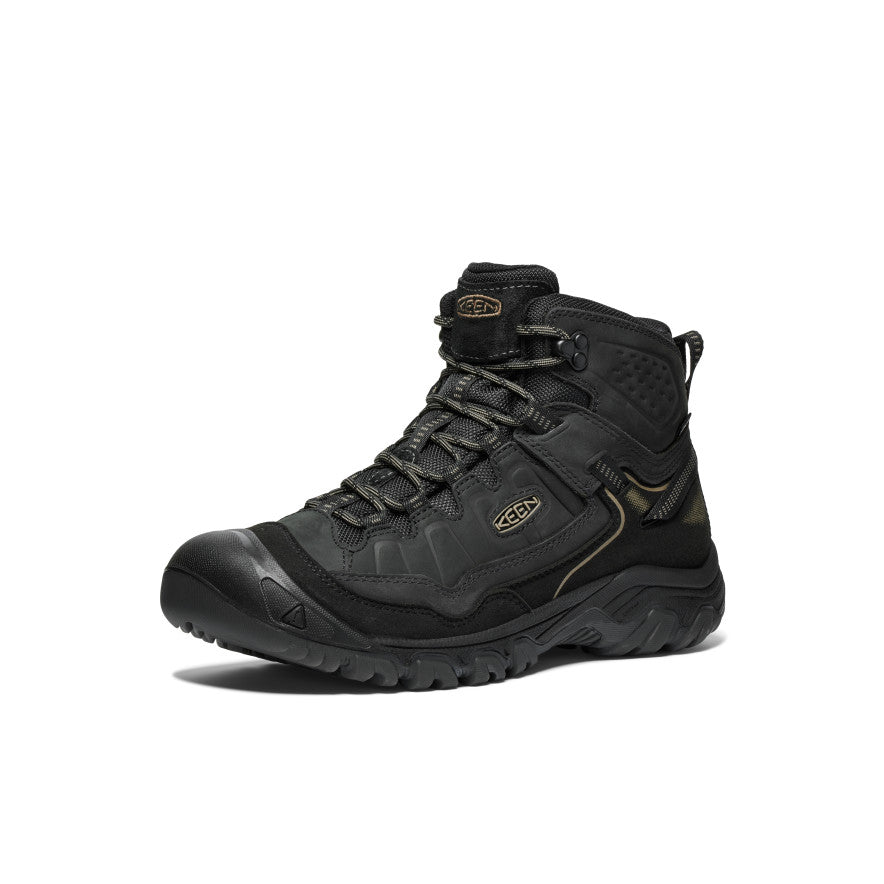 Keen Men's Targhee IV Wide Waterproof Hiking Boot | Triple Black